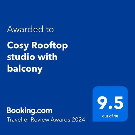 Cosy Rooftop Studio With Balcony Белград Экстерьер фото