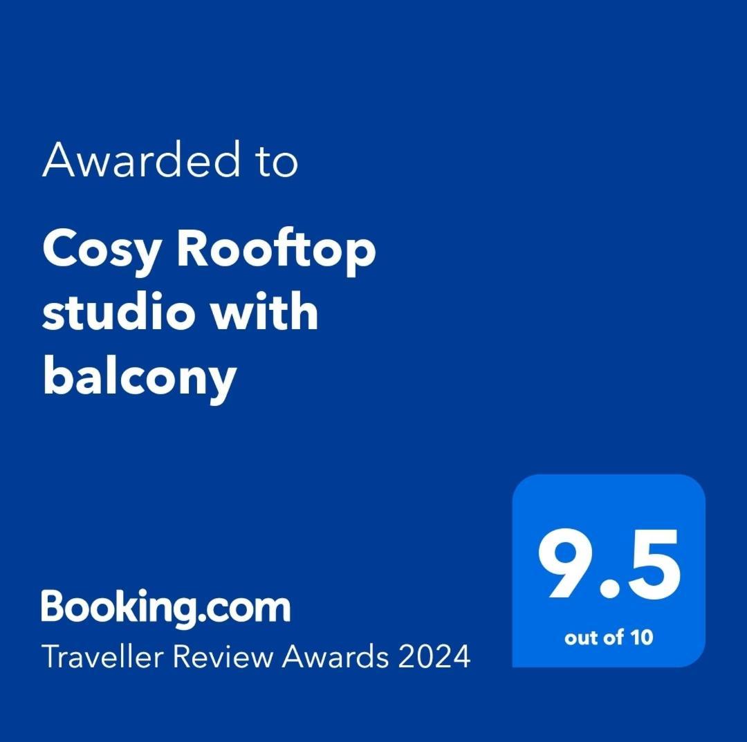 Cosy Rooftop Studio With Balcony Белград Экстерьер фото